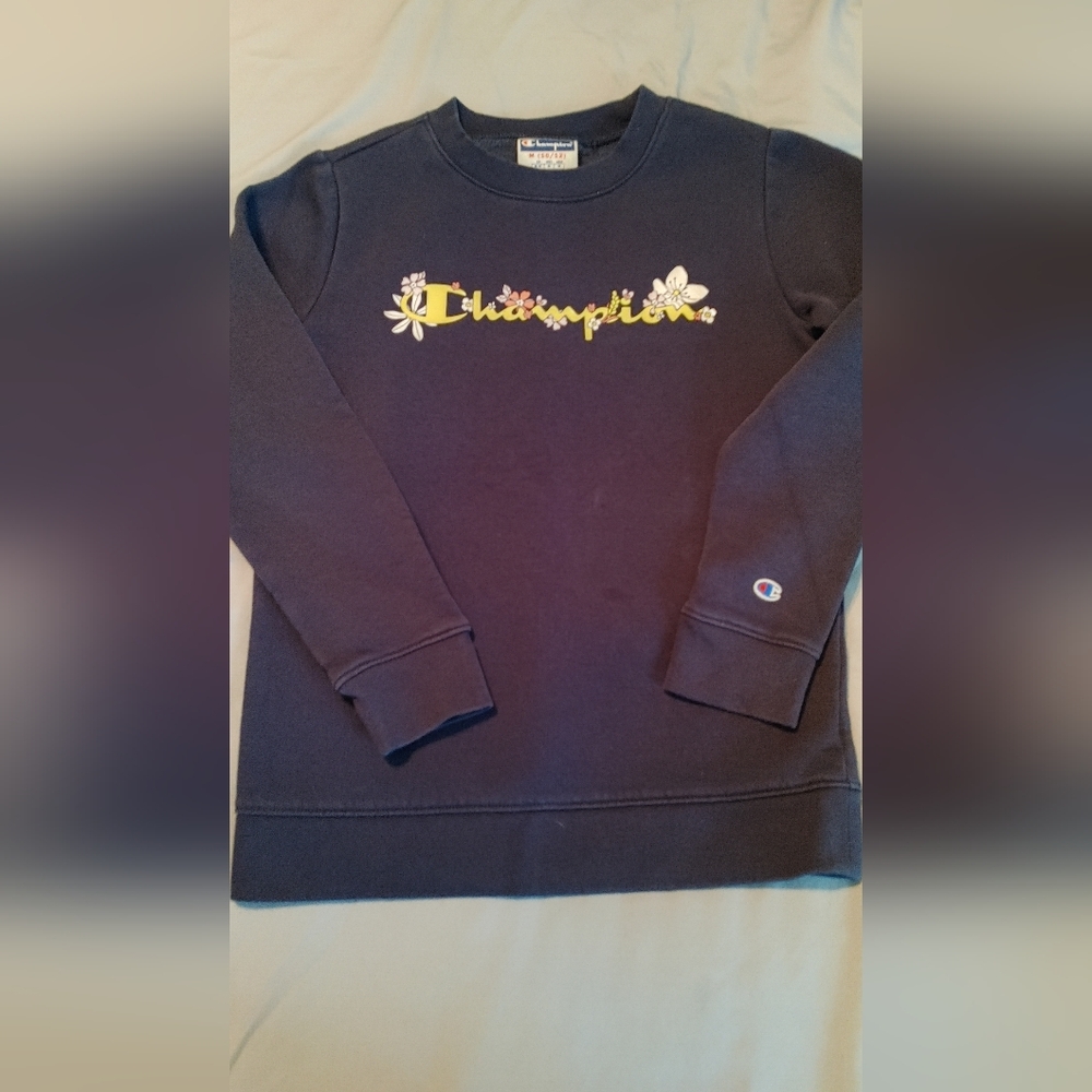 Champion Floral Logo Sweatshirt